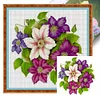 (Multi-Style) Flowers And Butterfly-11CT Stamped Cross Stitch 40*40cm/15.75*15.75in
