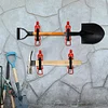 2pcs Shovel Holder Clamp Wall Mount Kit Quick Release Shovel Mount for Roof Rack