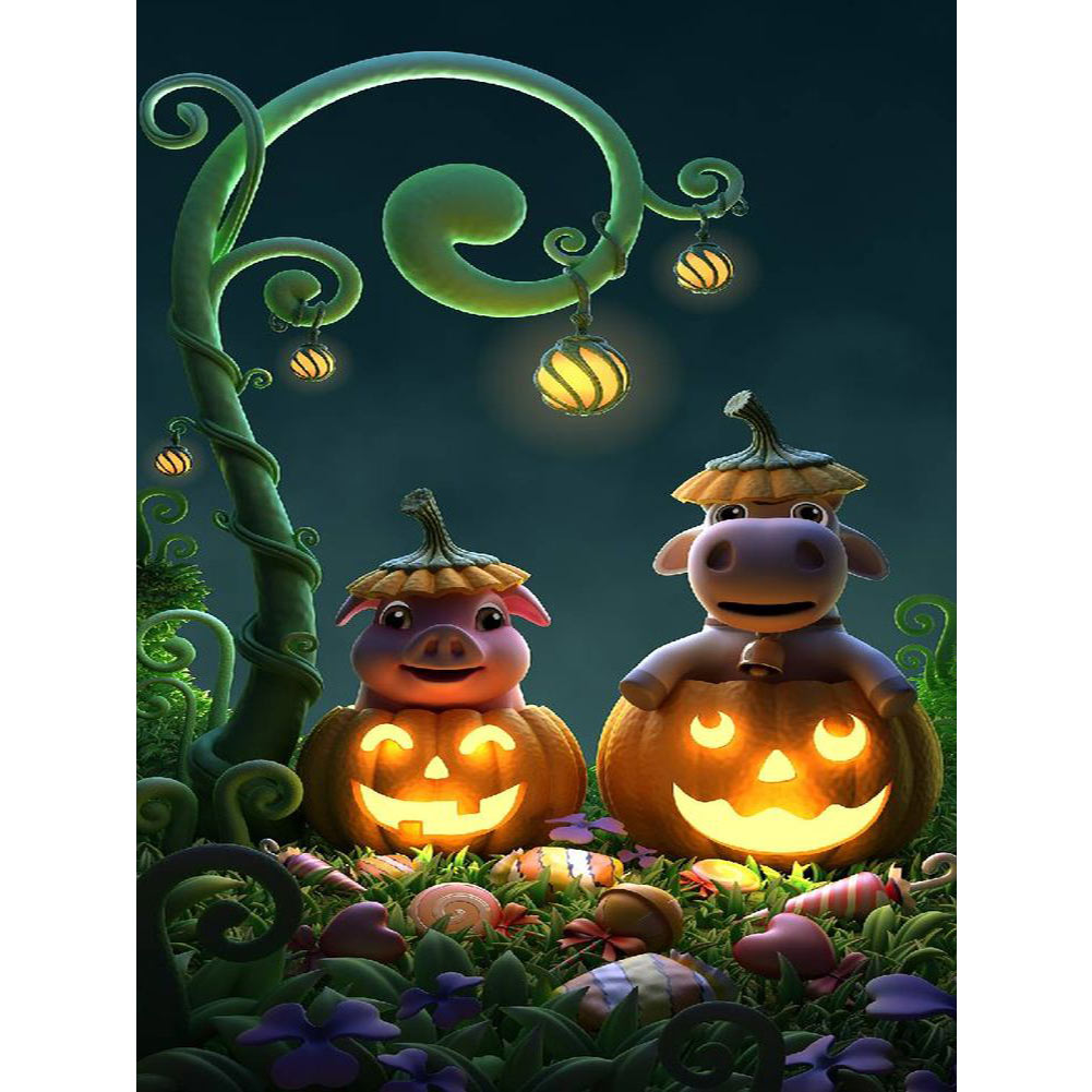 

Pumpkin - Round Drill Diamond Painting - 30*40CM, 501 Original