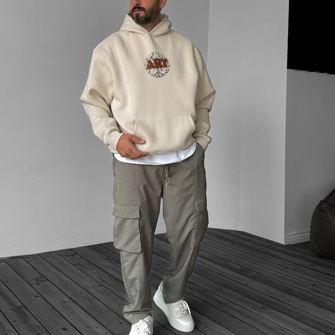 Street Lettering Oversized Hoodie