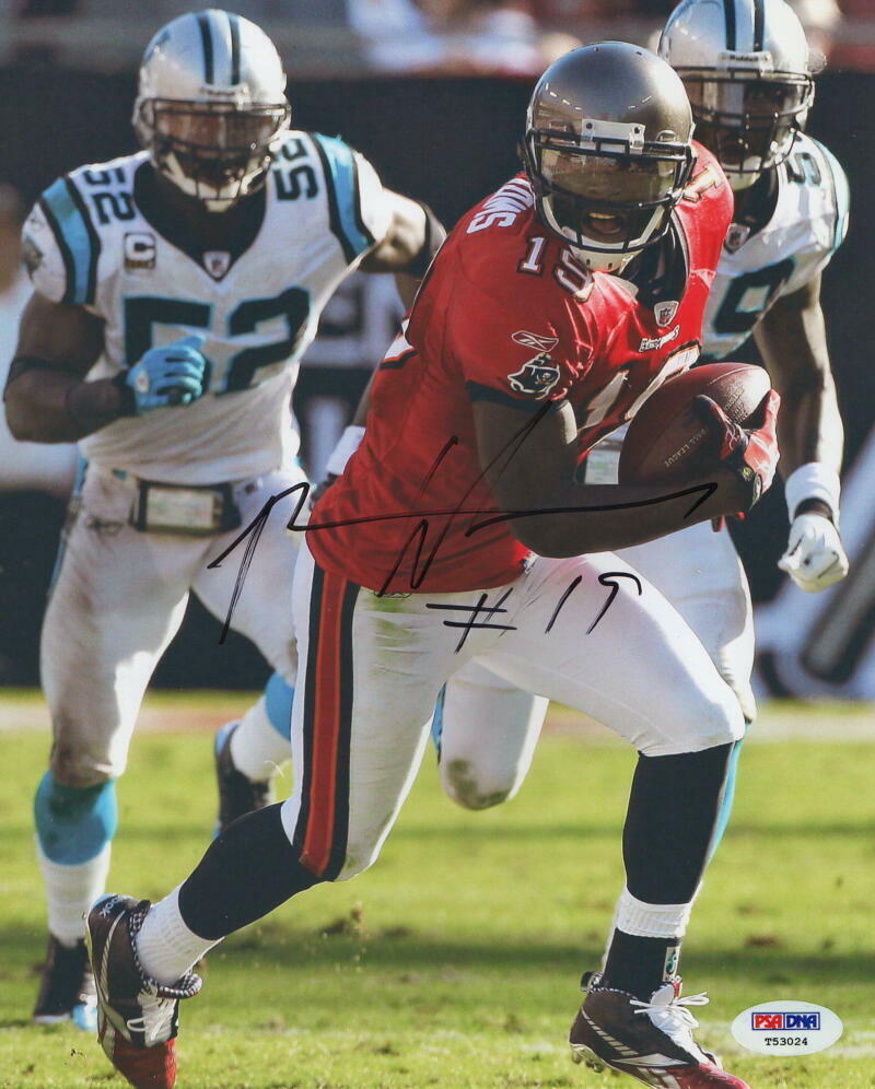 MIKE WILLIAMS SIGNED AUTOGRAPH 8x10 Photo Poster painting - FOOTBALL, TAMPA BAY BUCCANEERS PSA