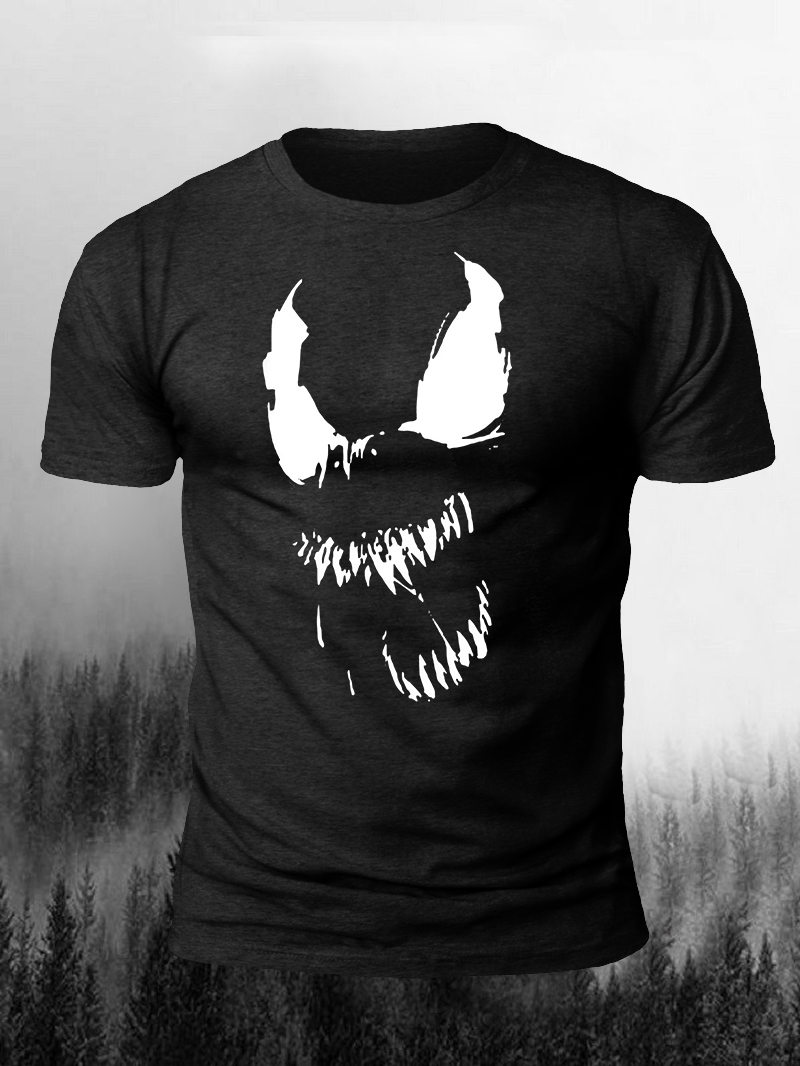Venom Crew Print Short Sleeve T-Shirt