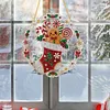 Christmas Ornament Diamond Painting Kit Stocking Gingerbread 9.45x9.45in