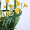6Pcs Plant Support Stakes Half Round Plant Stake for Climbing Plants (25cm)