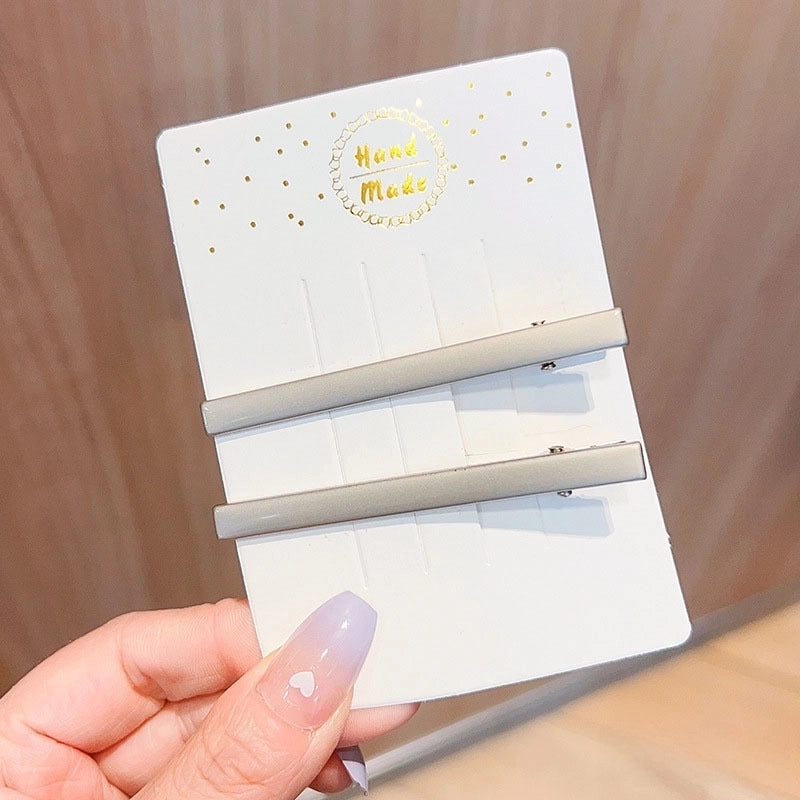 Y2g Hairpin Metal Sweet Cool Bangs Hairpin Makeup Hair Accessories Forehead Broken Hairpin Simple Clip New Female