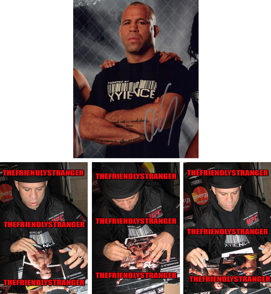 WANDERLEI SILVA signed Autographed UFC