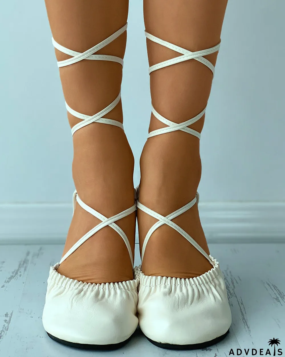 Close Toe Strappy Casual Slip-On Flats