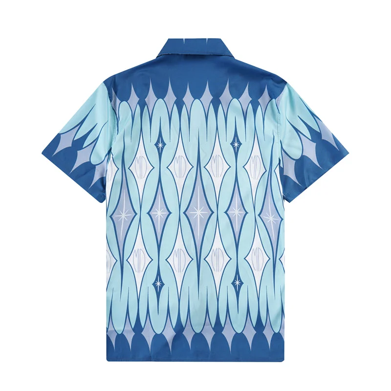 AMIRI 2023 new silk short-sleeved shirt