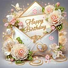 Diamond Painting-DIY Crystal Rhinestone Birthday Wishes(Box Packaging)
