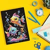 Cute Animal 5D Diamond Painting Notebook Diamond Art Diary Book Kits (Fish)