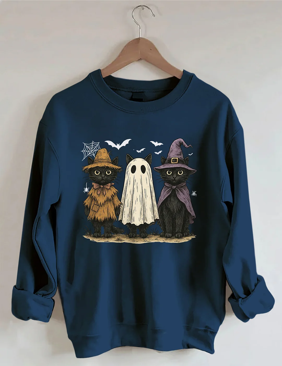  Halloween Cat Sweatshirt