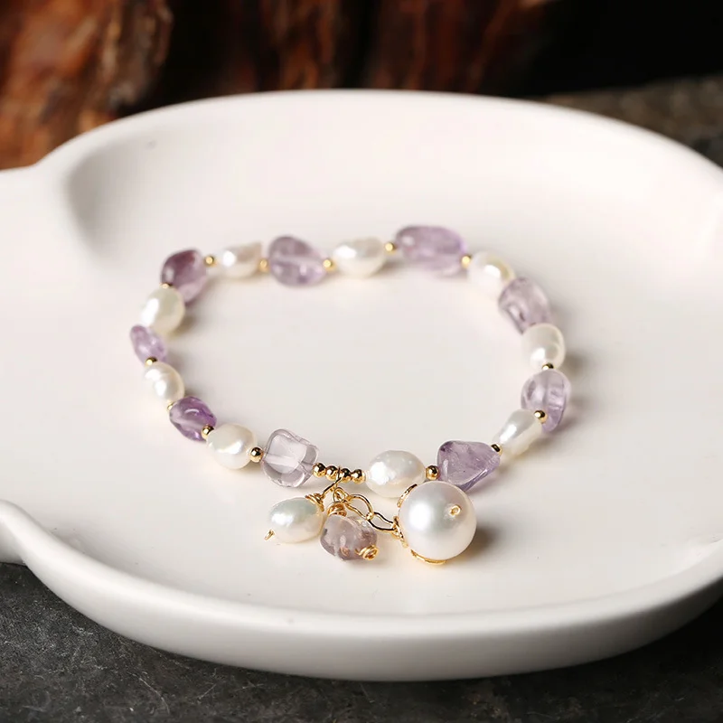 Companion Pearl crystal bracelet