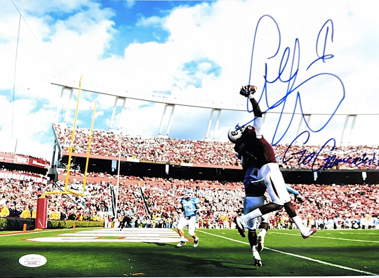 ALSHON JEFFERY HAND SIGNED AUTOGRAPHED 11X14 Photo Poster painting WITH JSA COA VERY RARE