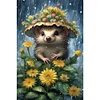 Diamond Painting-DIY Full Round Drill Hedgehog(45*30 CM)