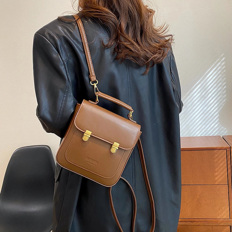 Medium Solid Color Casual Daily Shopping Women’s Backpack