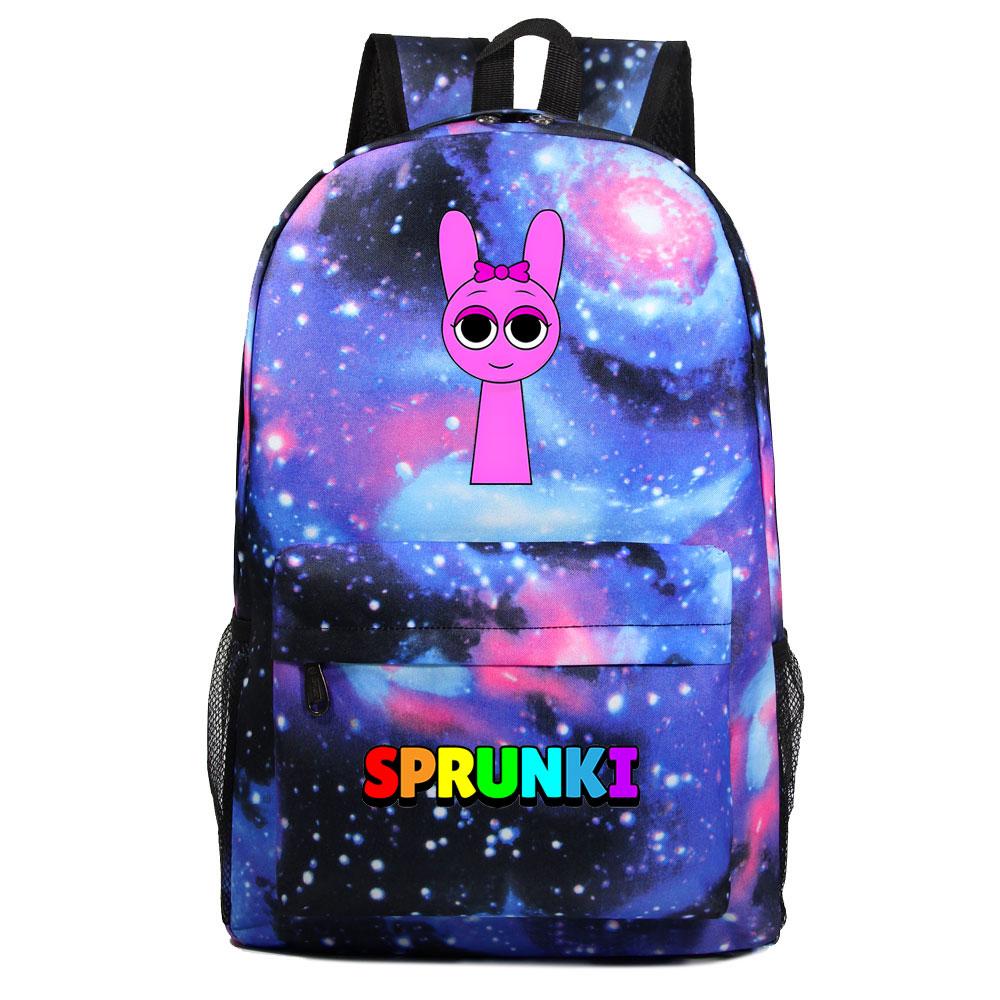 Mayoulove Sprunki Backpack Durable Design with Adjustable Straps for School and Outdoor Adventures-Mayoulove