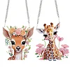 2Pcs Giraffe - 5d DIY Handwerk Anhänger