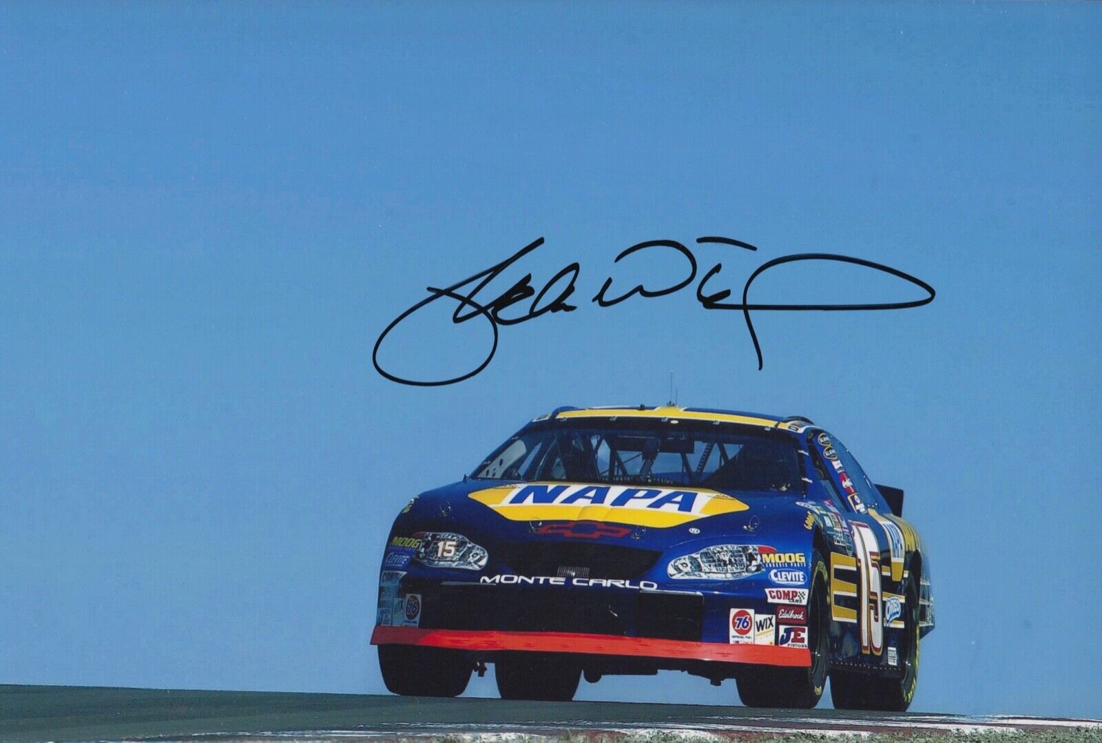 Michael Waltrip Hand Signed 12x8 Photo Poster painting Nascar Autograph