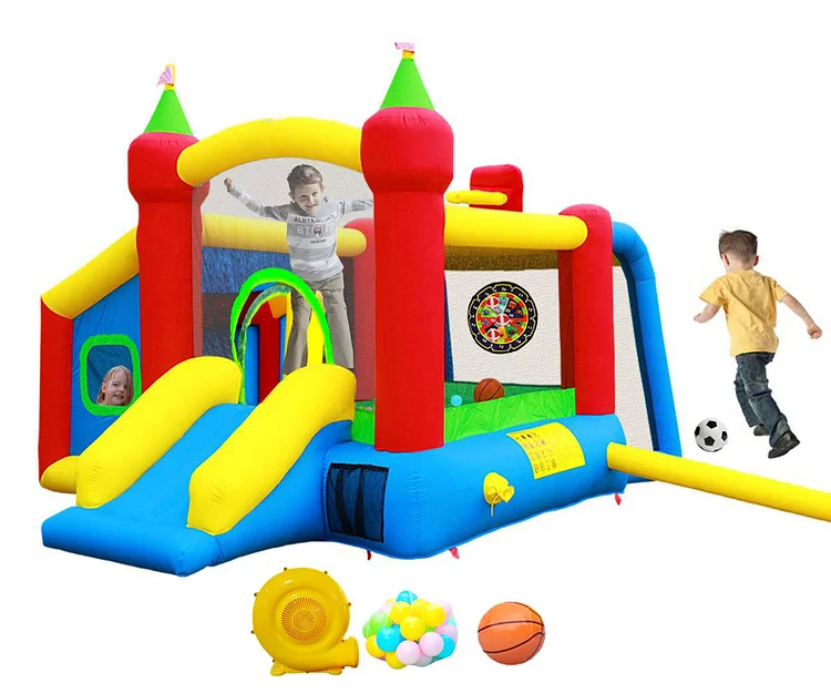 Inflatable Bounce House,Jumping Castle Slide with Blower,Kids Bouncer