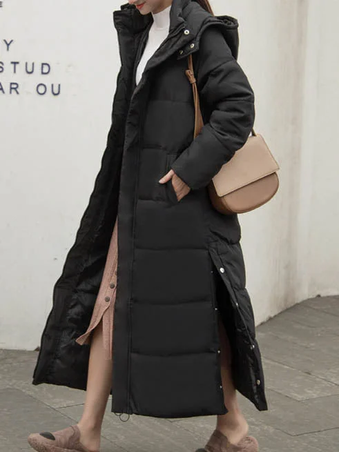 Women Half Sleeve V-neck Solid Color Dress