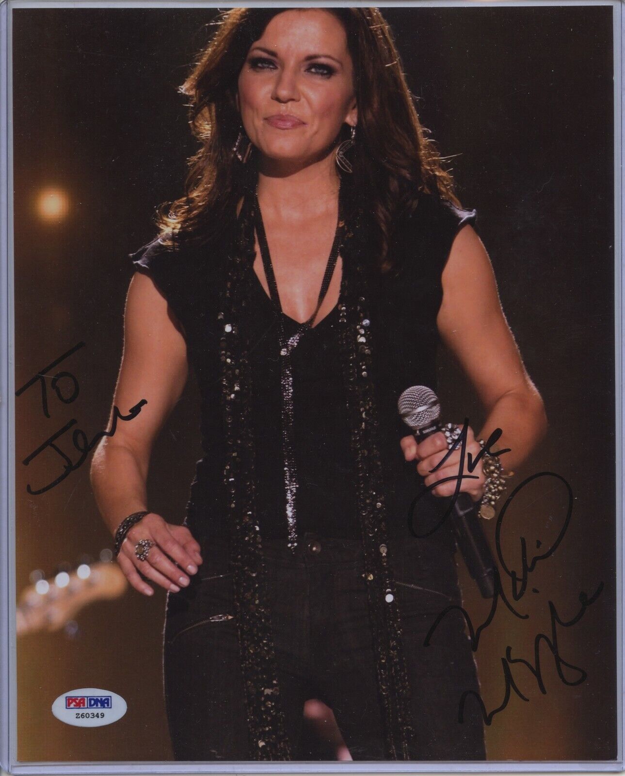 MARTINA McBRIDE 8x10 Photo Poster painting Signed Autographed Auto PSA DNA Reckless