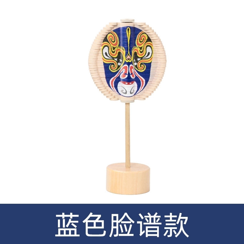 Wooden Color Rotating Lollipop Young Children Early Education Cognitive Creative Toys