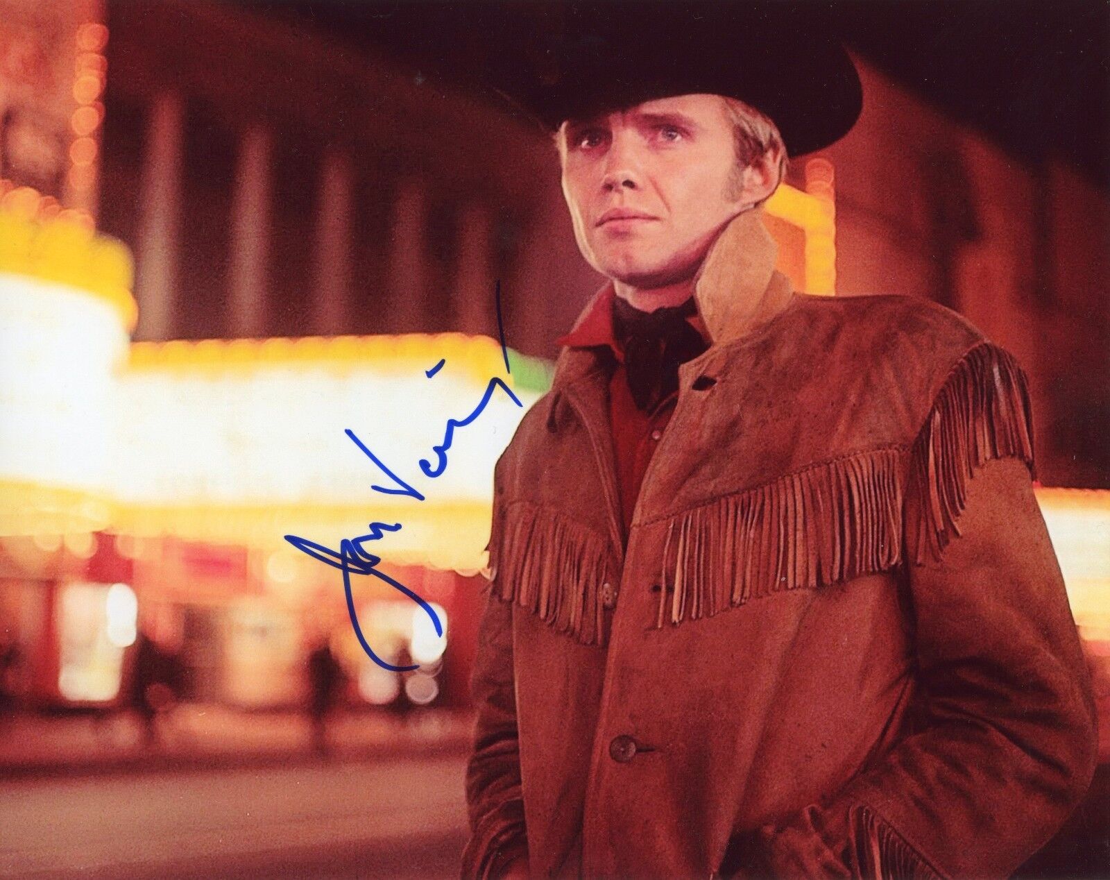 ~~ JON VOIGHT Authentic Hand-Signed MIDNIGHT COWBOY 8x10 Photo Poster painting ~~