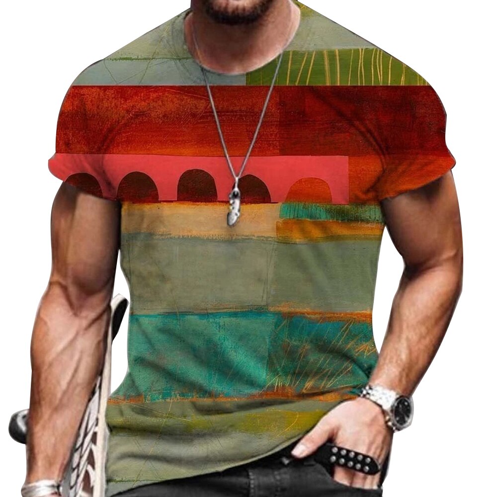 

Ethnic - 3D Printed Men T Shirt, Xxxl, 501 Original