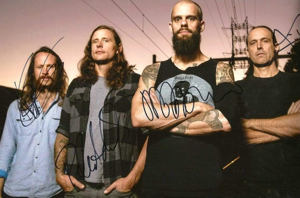 Heavy Metal Band Baroness autographs, In-Person signed Photo Poster paintinggraph