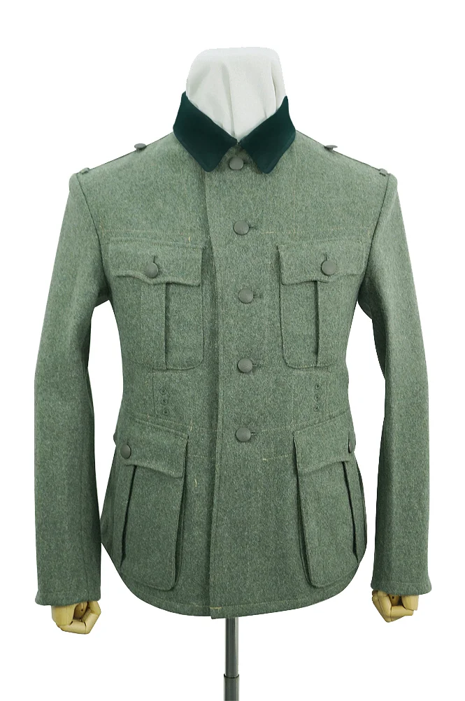   Elite German M1936 EM Fieldgrey Wool Tunic Feldbluse II German-Uniform
