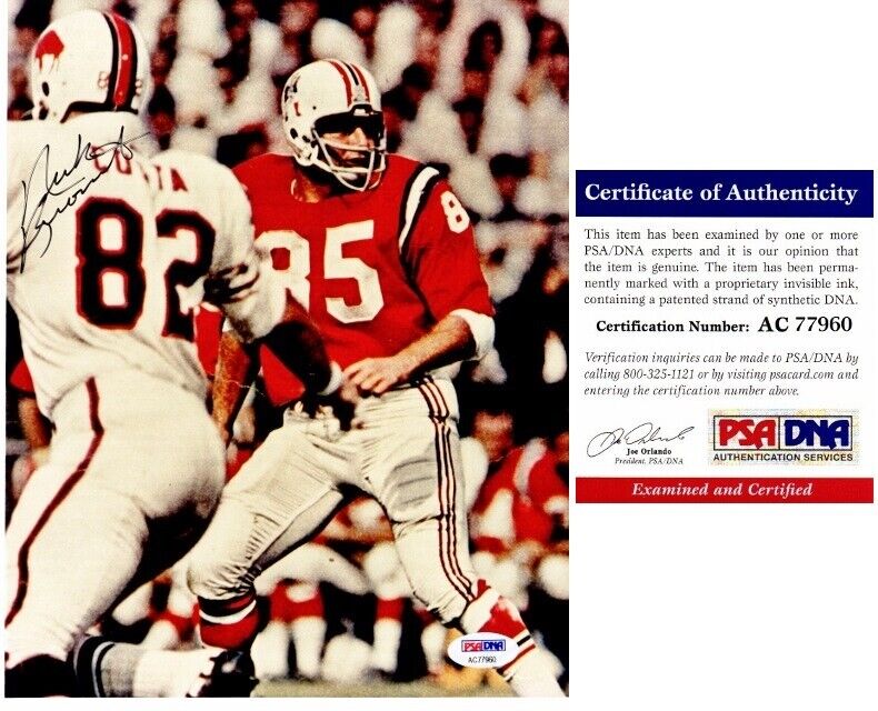 Nick Buoniconti Signed - Autographed Boston Patriots 8x10 Photo Poster painting - PSA/DNA COA