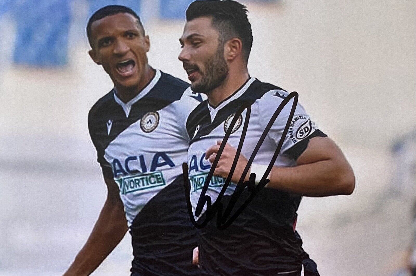 Tolgay Arslan Hand Signed Udinese Calcio 6X4 Photo Poster painting 3