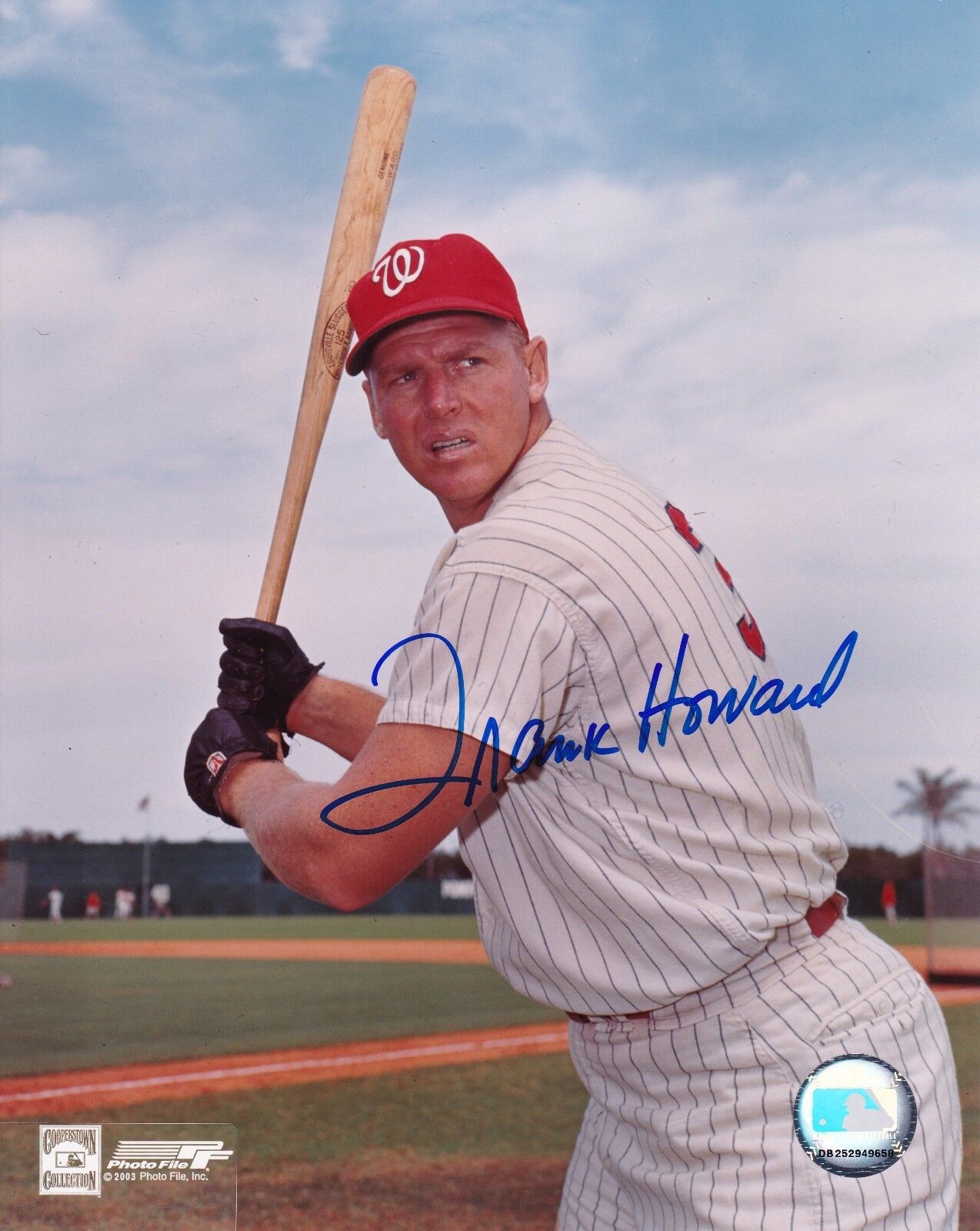 Frank Howard Autographed 8x10 Washington Senators#10