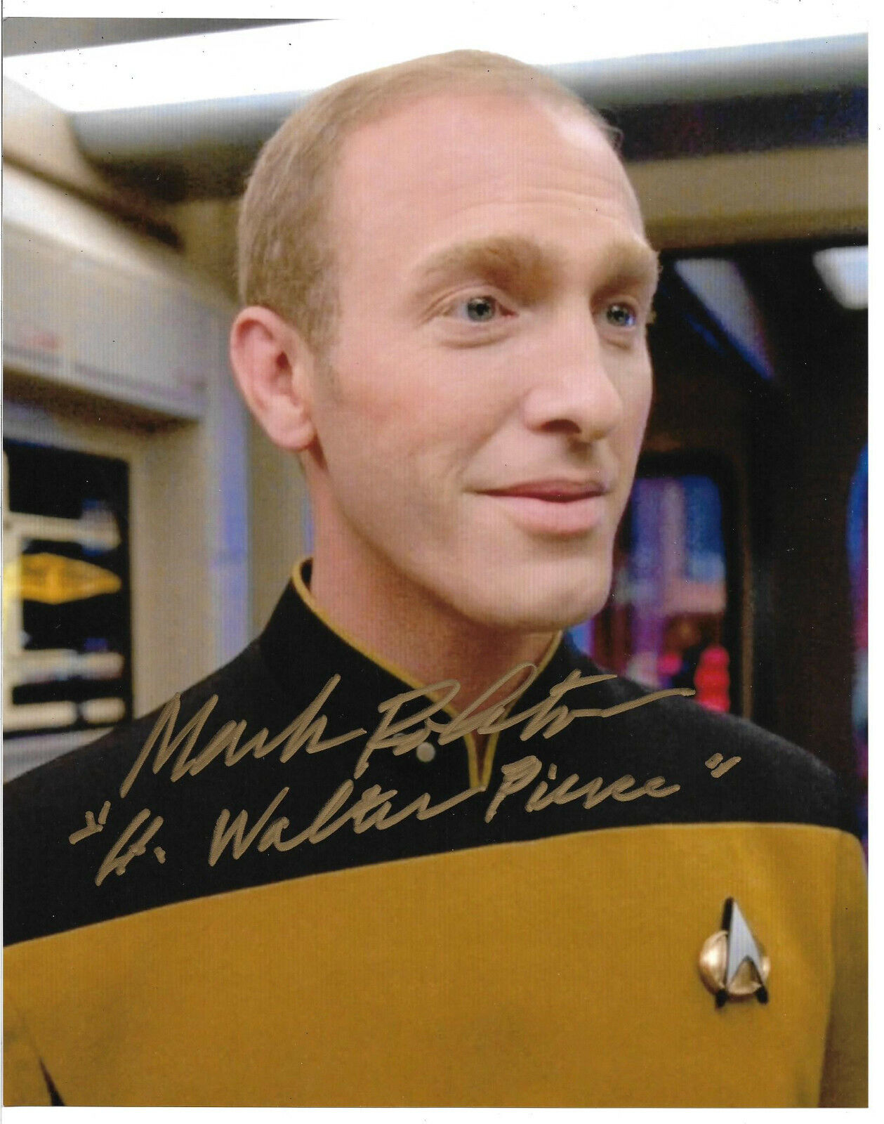 Mark Rolston Authentic Signed 8x10 Photo Poster painting Autograph, Star Trek TNG, Walter Pierce