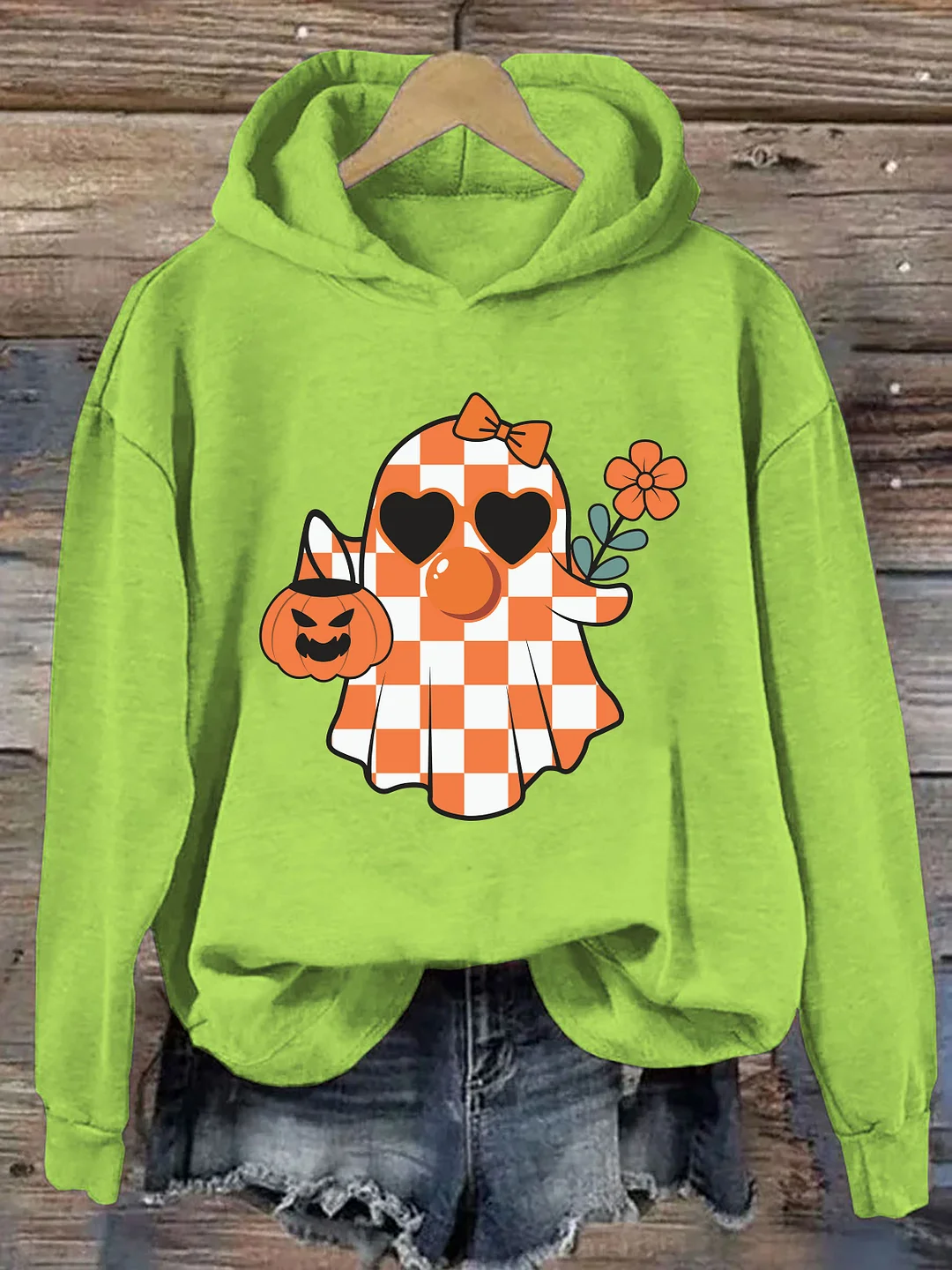 Cute Ghost Blowing Bubble Hoodie