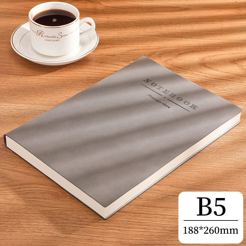 Large A4 Soft Lambskin A5 Simple Student Horizontal Line Notebook Business Thickened B5 Notepad Office Cultural Notepad
