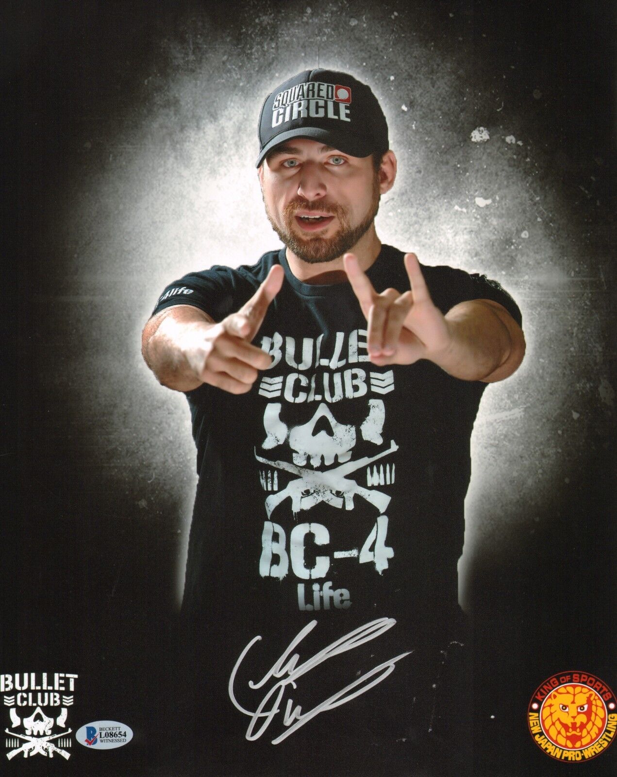 Chase Owens Signed 11x14 Photo Poster painting BAS COA New Japan Pro Wrestling Bullet Club NWA 6