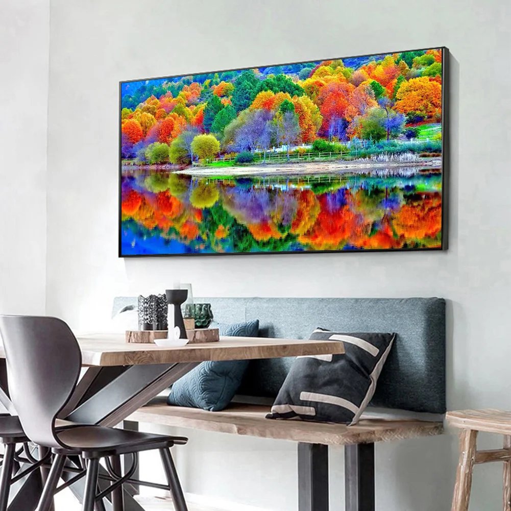 Diamond Painting - Full Round Drill - Color Forest(85*45cm)