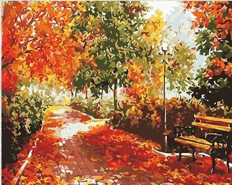 

Autumn Park – Paint By Numbers - 40*50CM, 501 Original