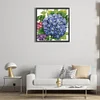 >SALE<5D DIY Full Round Drill Partial AB Diamond Painting Hydrangea Decor 55x55cm