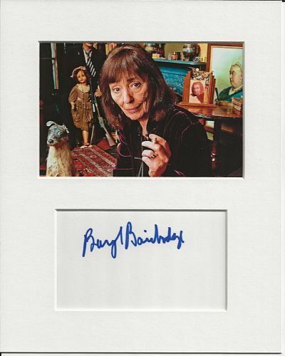 Beryl Bainbridge booker prize genuine authentic autograph signature and Photo Poster painting