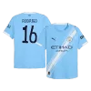 RODRIGO #16 Manchester City Home Authentic Soccer Jersey 2025/26 &ndash; Club World Cup