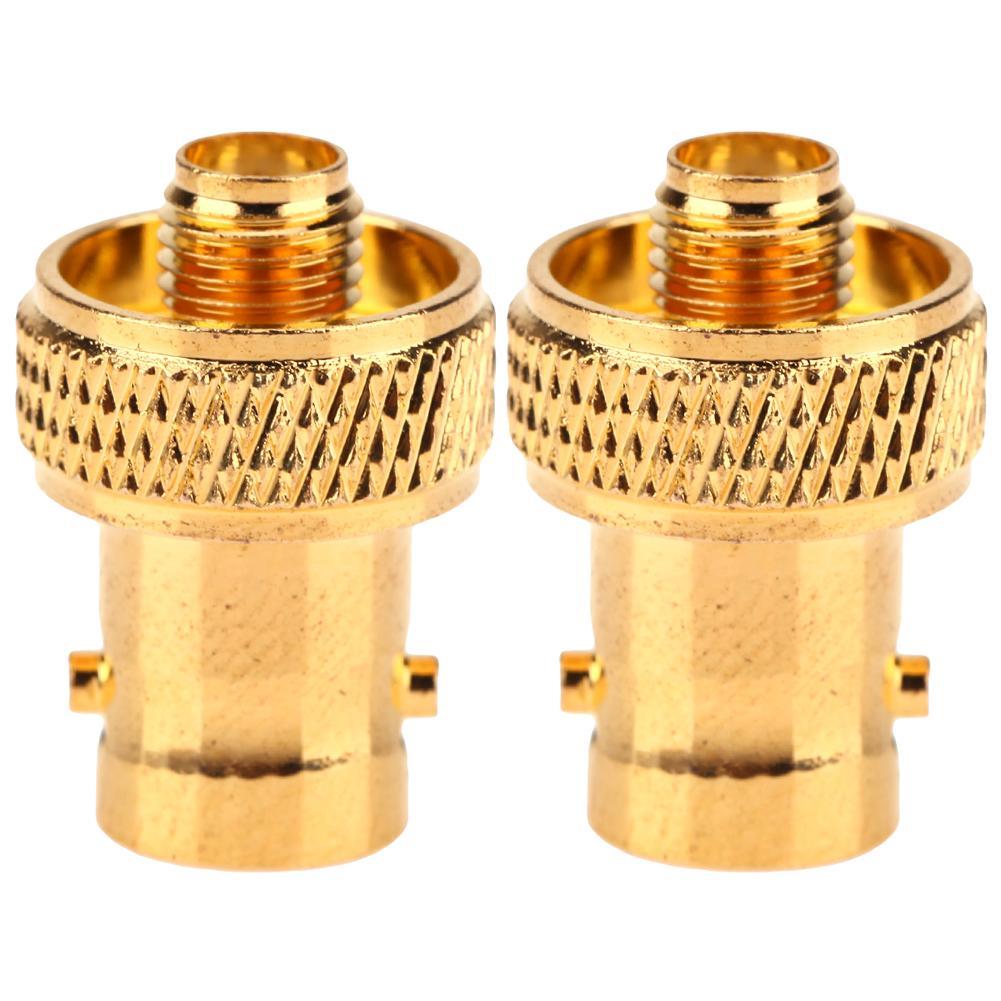 

2pcs Coaxial RF Connector SMA Female to BNC Female Convert Adaptor, 501 Original