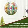 Tulips DIY Diamond Painting Hanging Pendants Acrylic Crafts Kit for Home Wall Decor