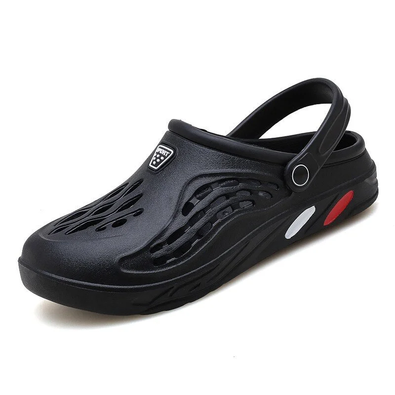 2021 Men Sandals Summer Casual Shoes Soft Mesh Couple Beach Slippers Men Swimming Sandal Comfort Flip-flops Slipper Women Black