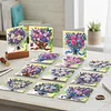 12Pcs Bouquet DIY Diamond Painting Greeting Card Kit for Adults Holiday Gifts