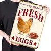 Farm Fresh Eggs - Vintage Metal Signs - 20*30cm/30*40cm