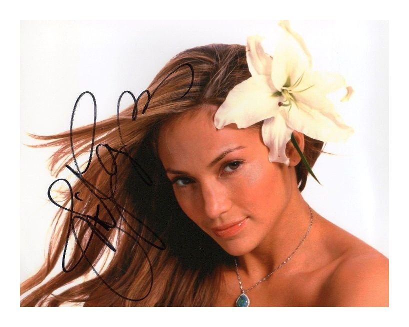 JENNIFER LOPEZ AUTOGRAPHED SIGNED A4 PP POSTER Photo Poster painting PRINT 24