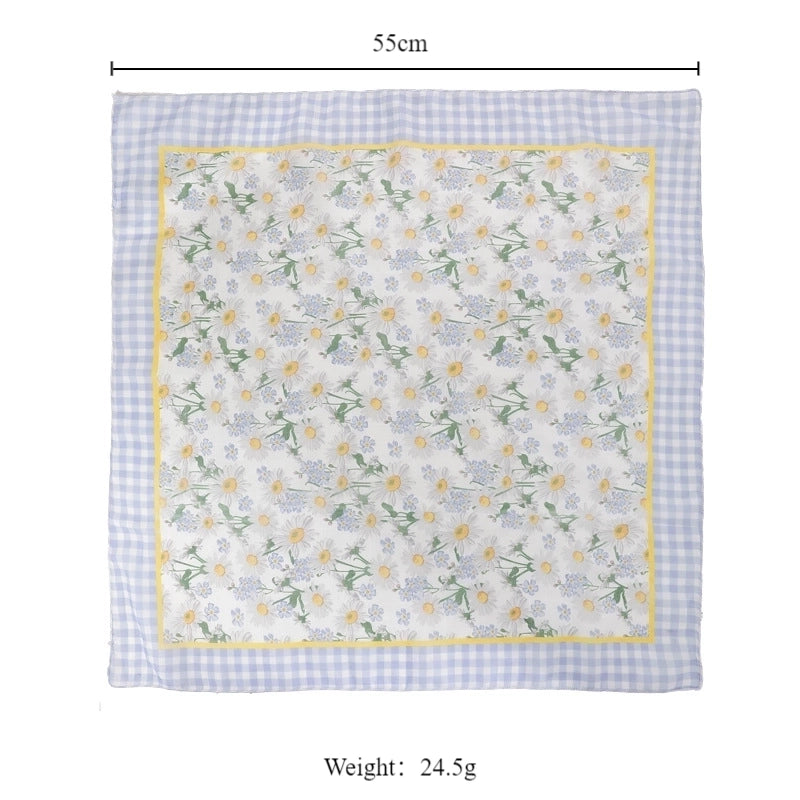 Women’s Vacation Sweet Pastoral Color Block Cloth Hair Band