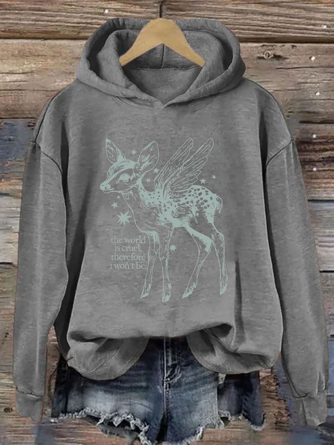 The World Is Cruel Therefore I Won't Be Hoodie